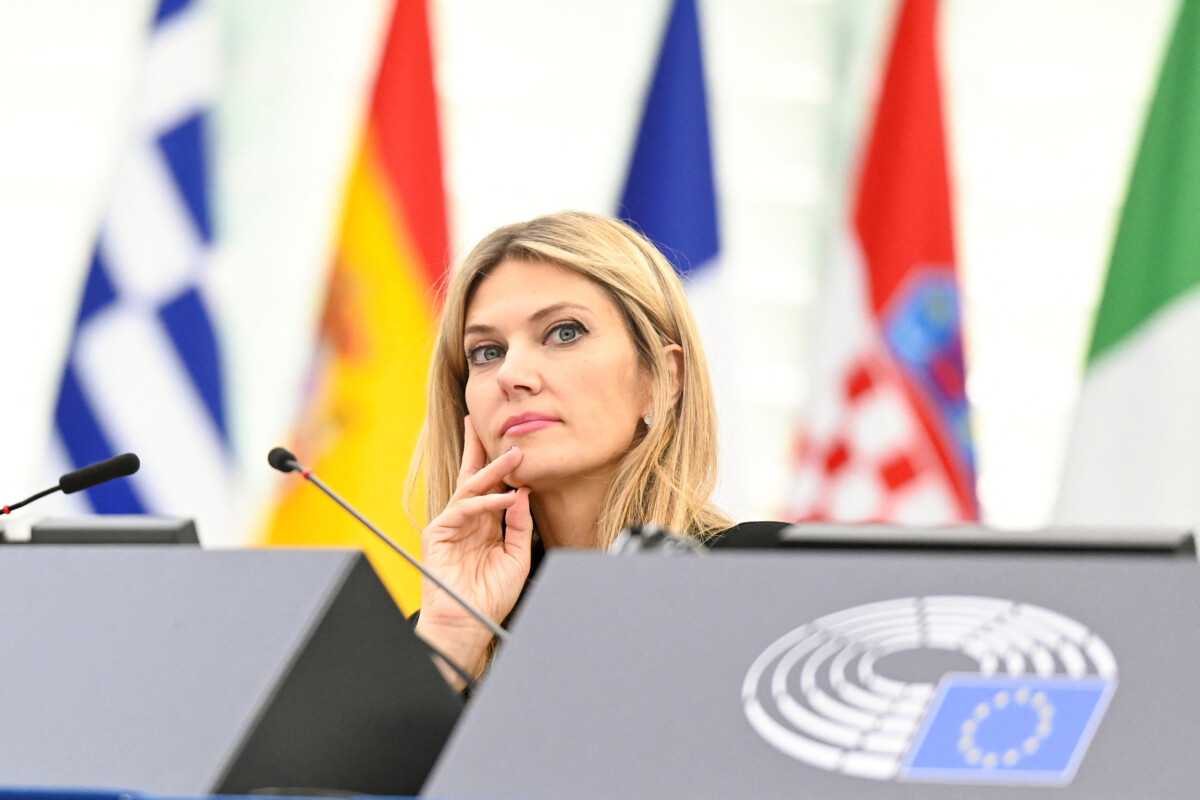 Vice-presidente do Parlamento Europeu Eva Kaili. (Divulgação)