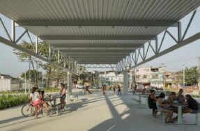 Estrutura em ação do Mercado da Praça - Divulgação
