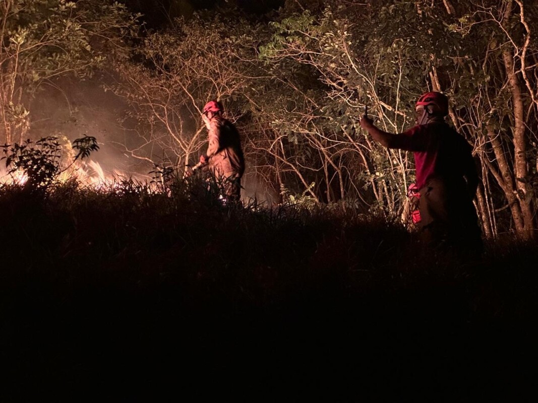 Em números absolutos, até às 8h deste domingo, bombeiros já tinham eliminado 1.099 dos 1.116 focos registrados nos últimos três dias - Divulgação